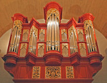 Fabulous Fritts pipe organ, Arizona State University, Tempe AZ, pipe shade carver Jude Fritts